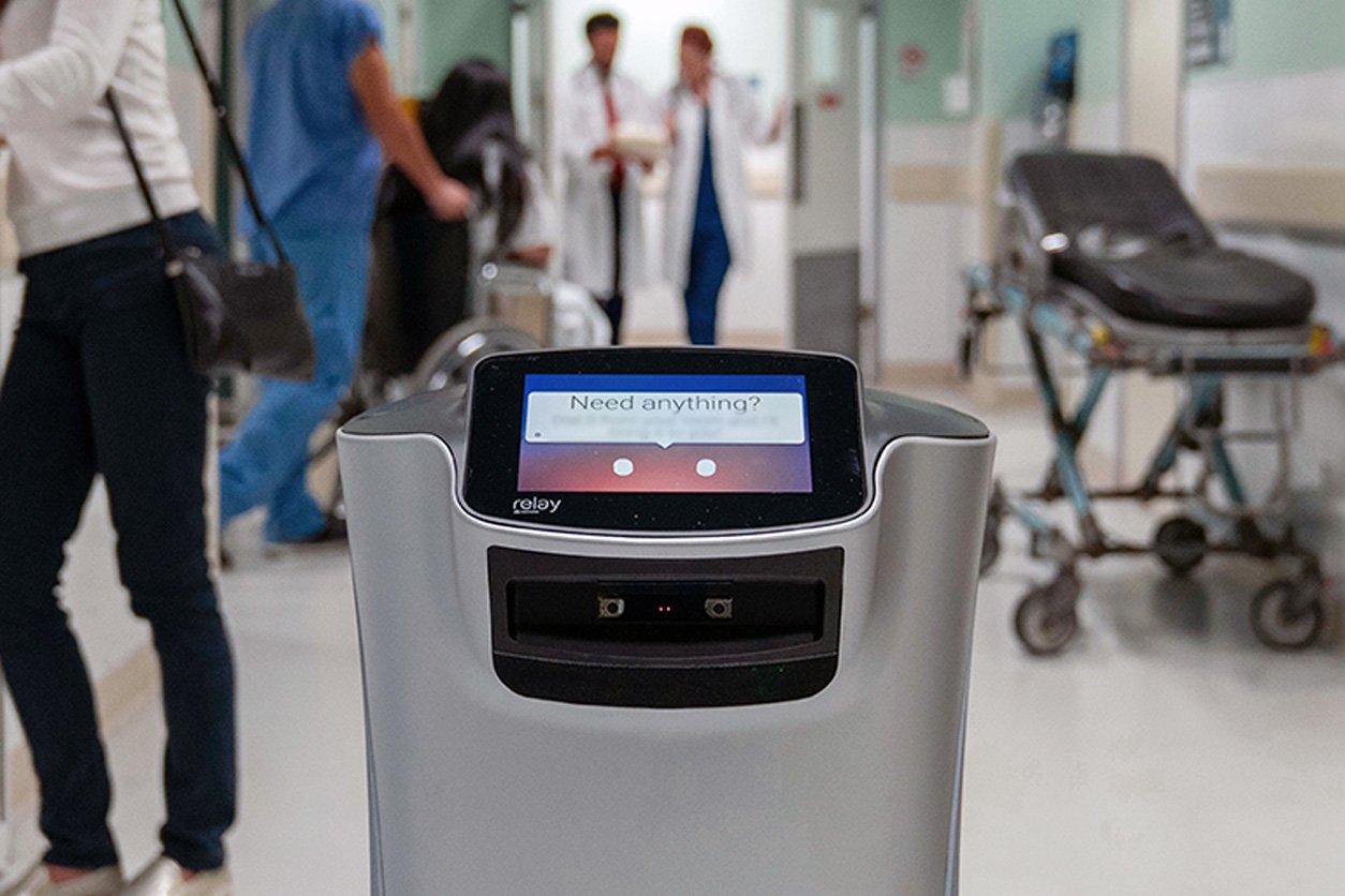 Delivery Robots Relieve Strained Hospitals