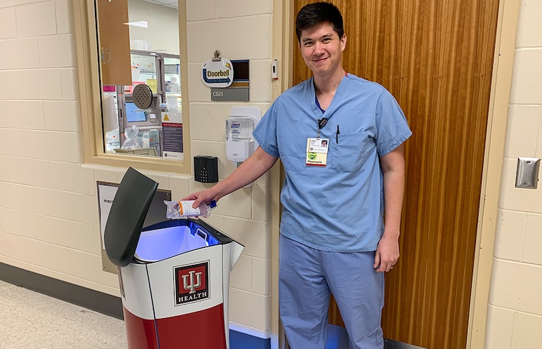 hospital delivery robot